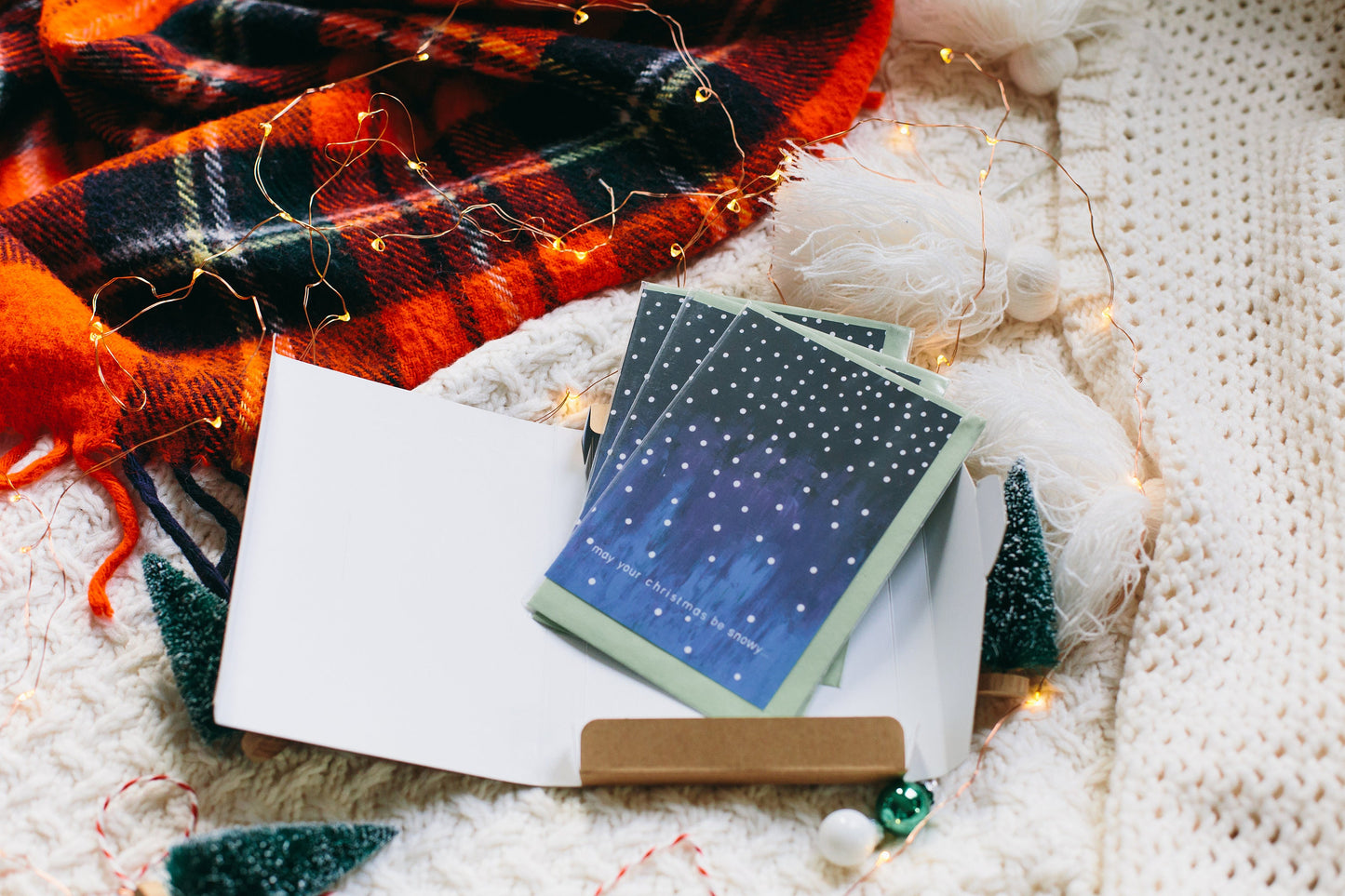 Christmas card, folding