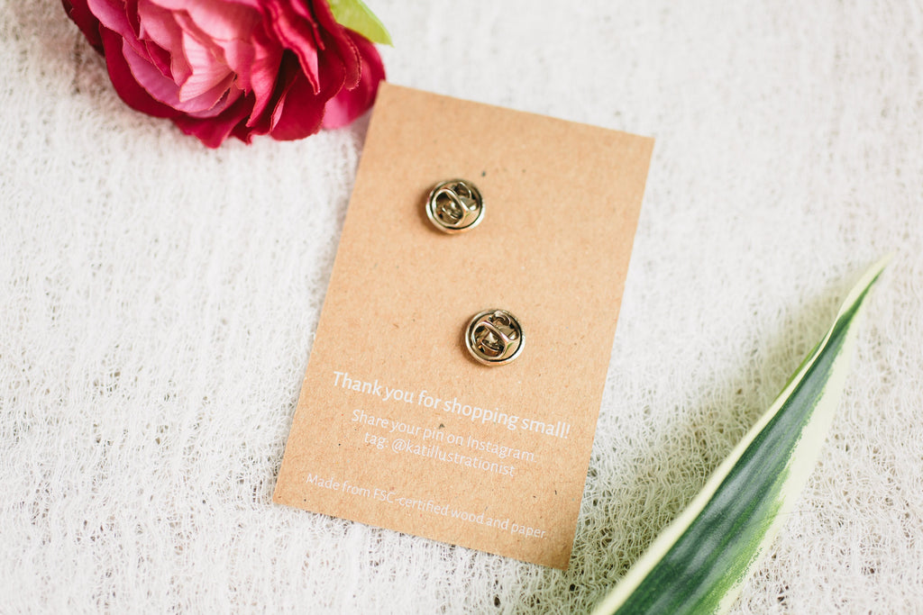 Wooden Plant Pins, Willow, Eucalyptus, Ginkgo or Monstera