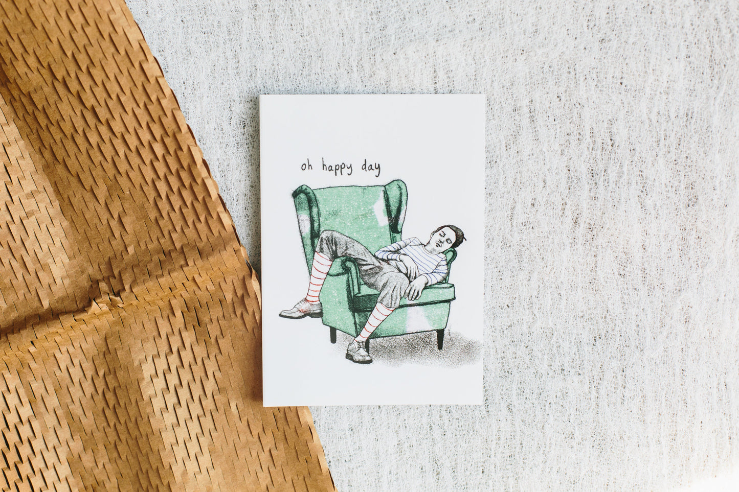 Oh happy day! Alternative Birthday card