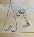 Bryn necklace and brooch, Boob brooch - Boob necklace