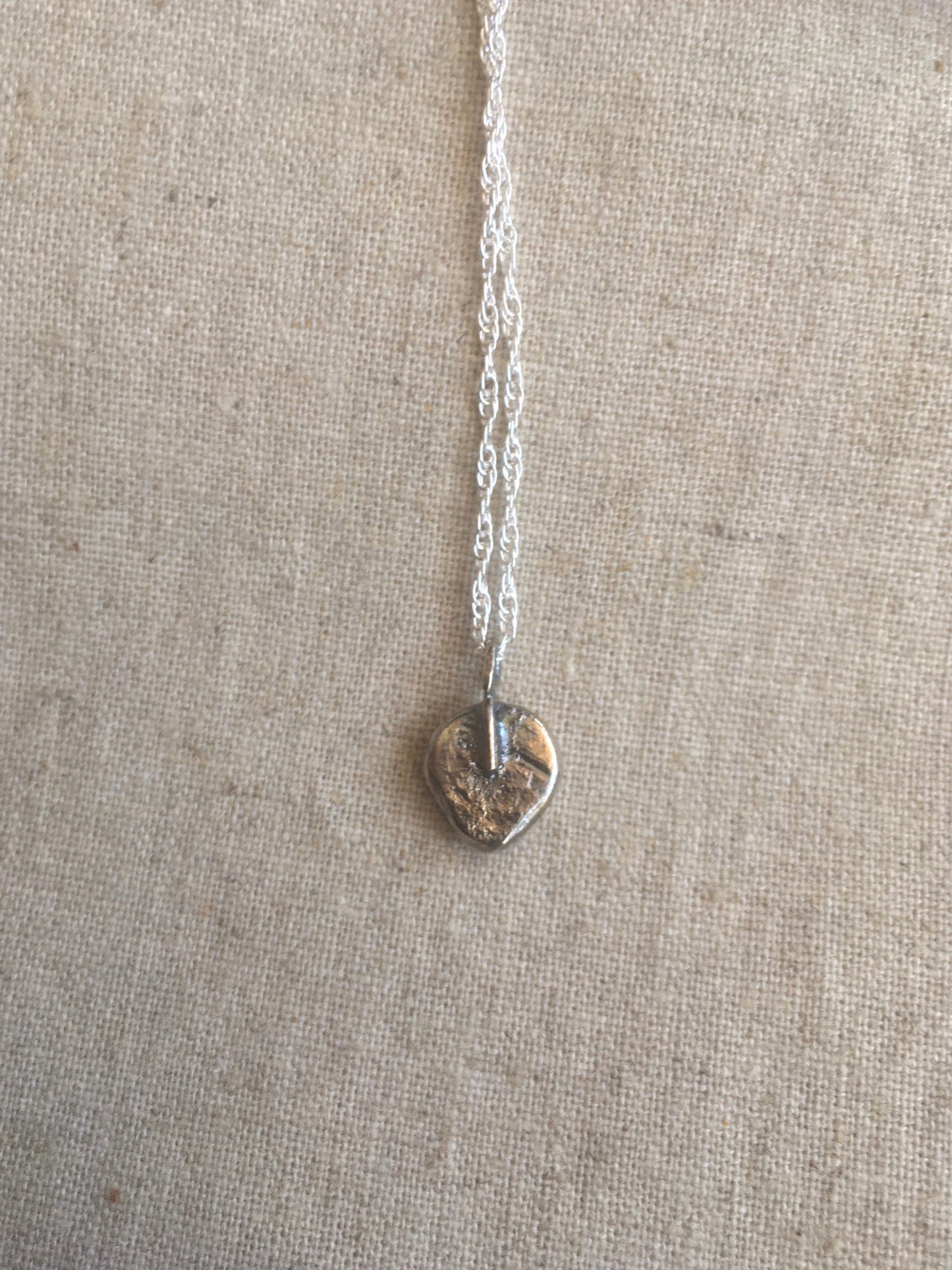 Skul necklace, Eco sterling silver skull pendant