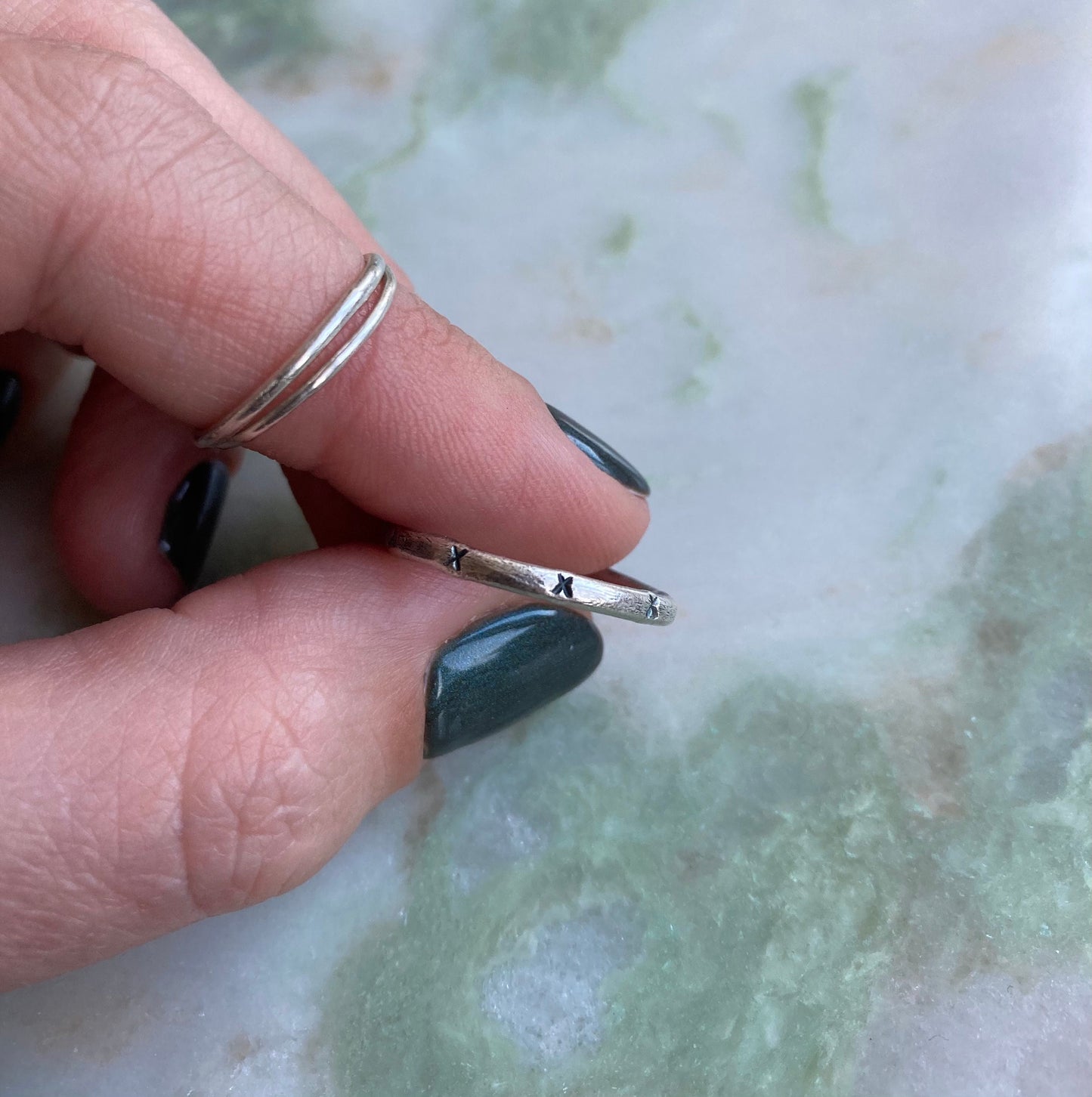 Brea silver ring