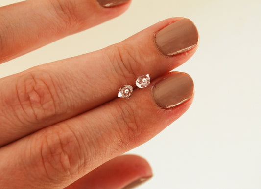 Herkimer diamond earrings