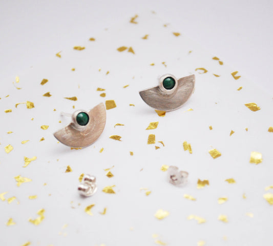 Vara malachite earrings
