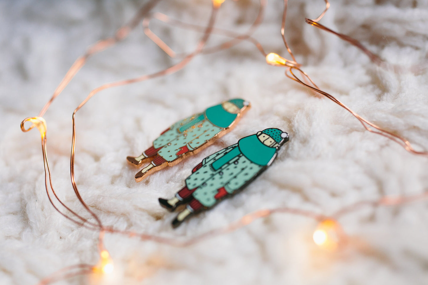 Winter Girl Enamel Pin