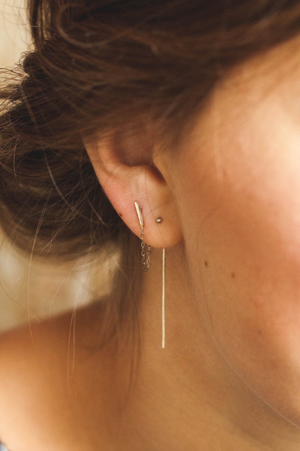 Sterling Silver Threader Earrings