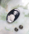 Victorian Halloween Wooden Pin