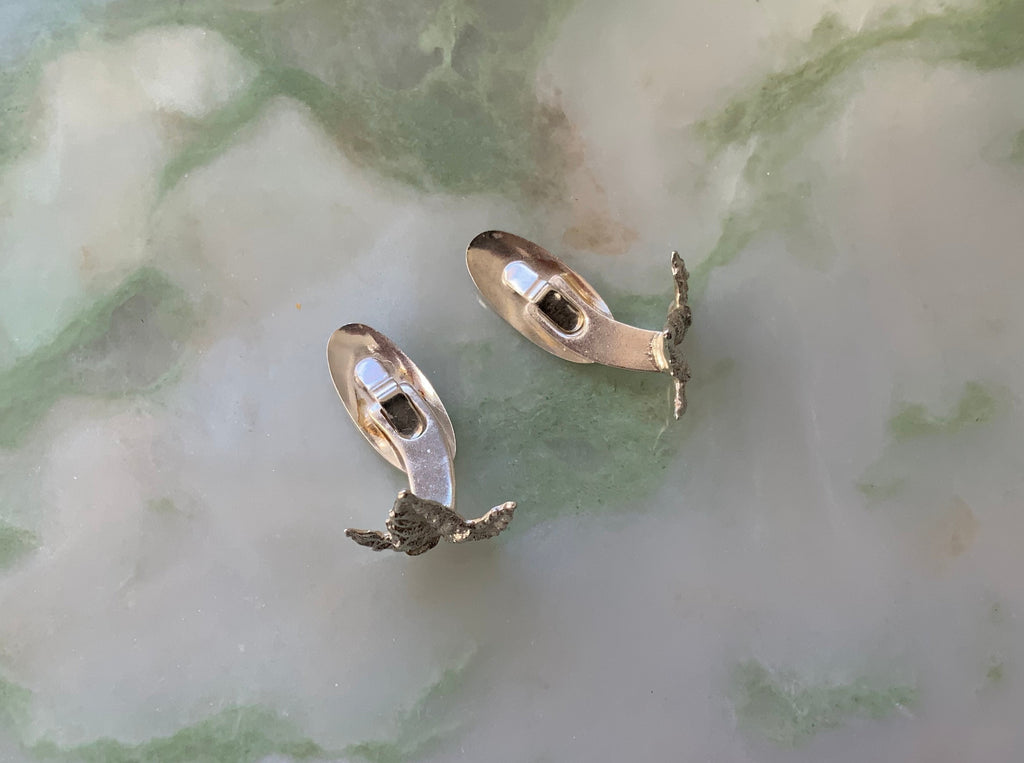 Ebba cufflinks, maple leaves