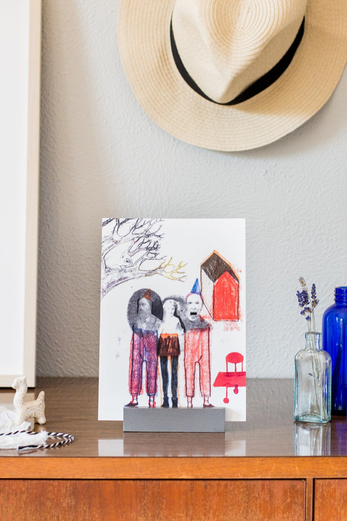 Creepy People art print