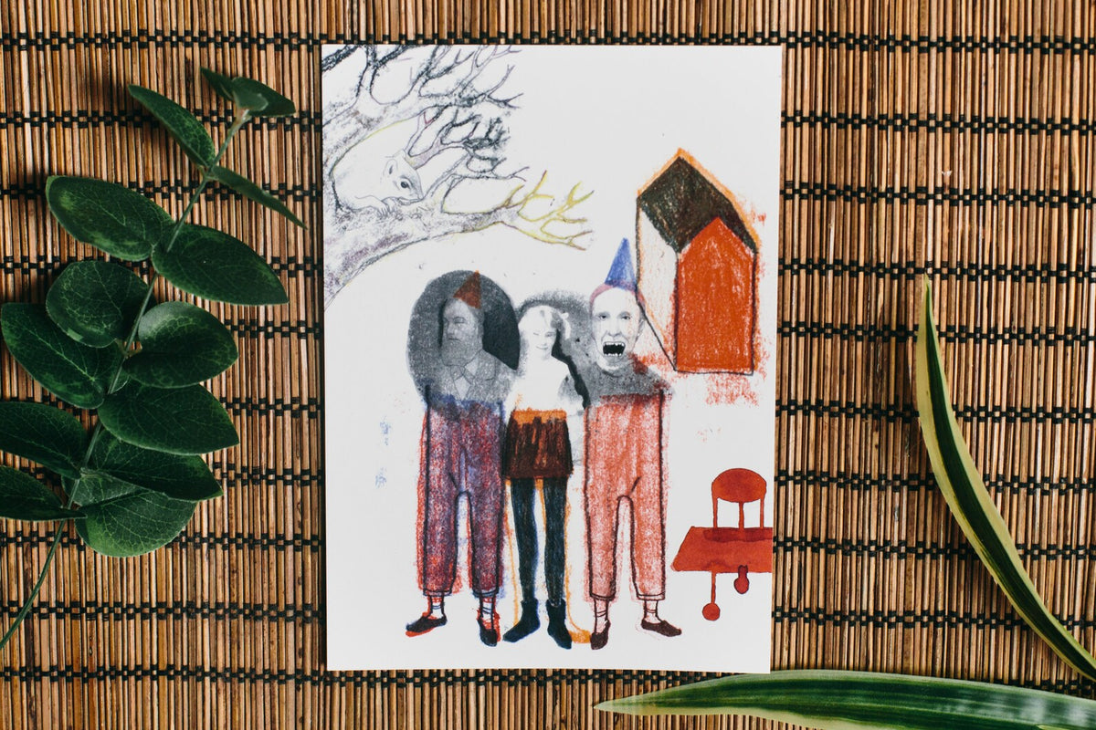 Creepy People art print