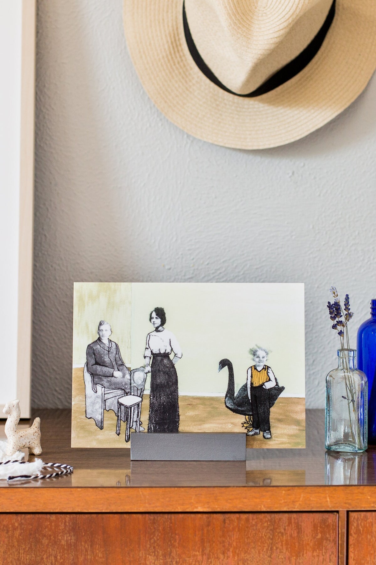 Bimbo and his Family art print