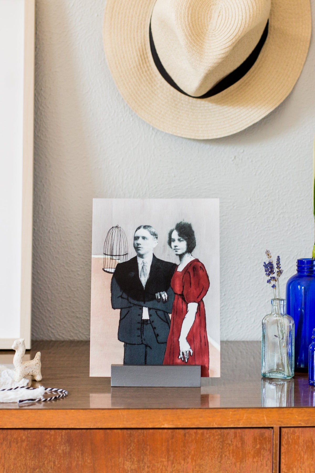 Bimbo's Parents in the Pink Room art print