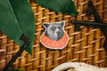 Wooden Bear Pin