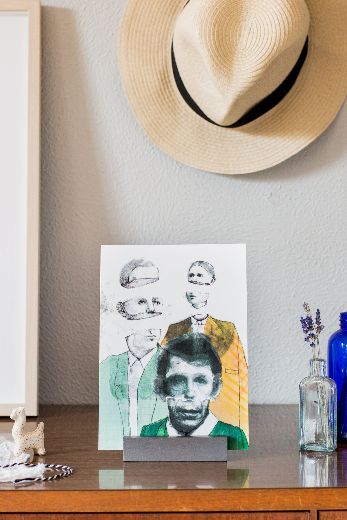 Chopped heads art print, the absurdist series