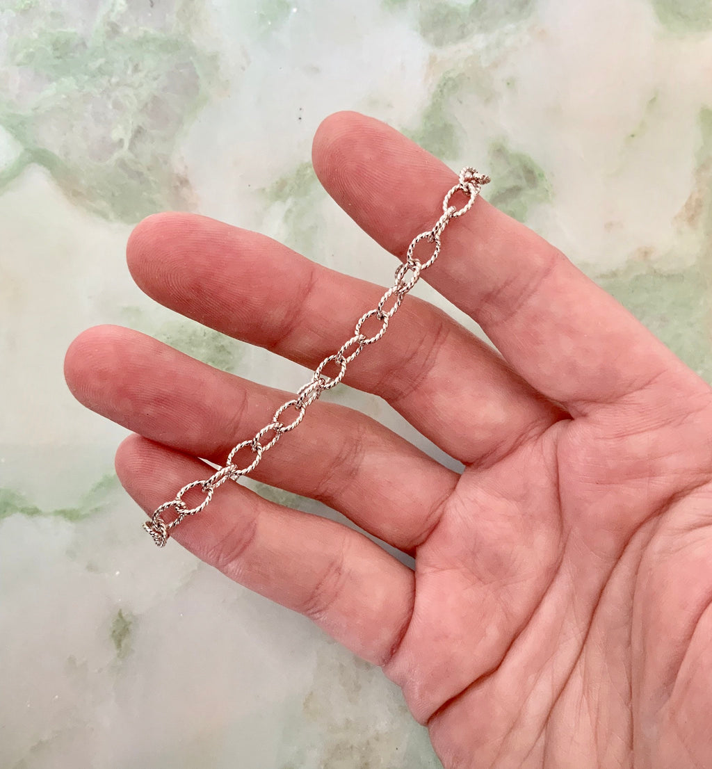 Kaya textured oval bracelet