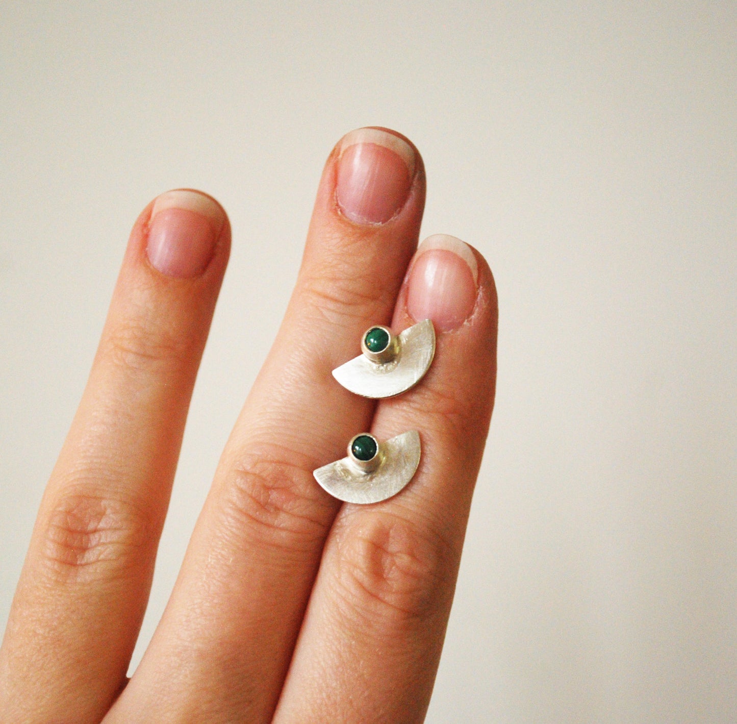 Vara malachite earrings