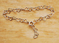 Heart bracelet, small links