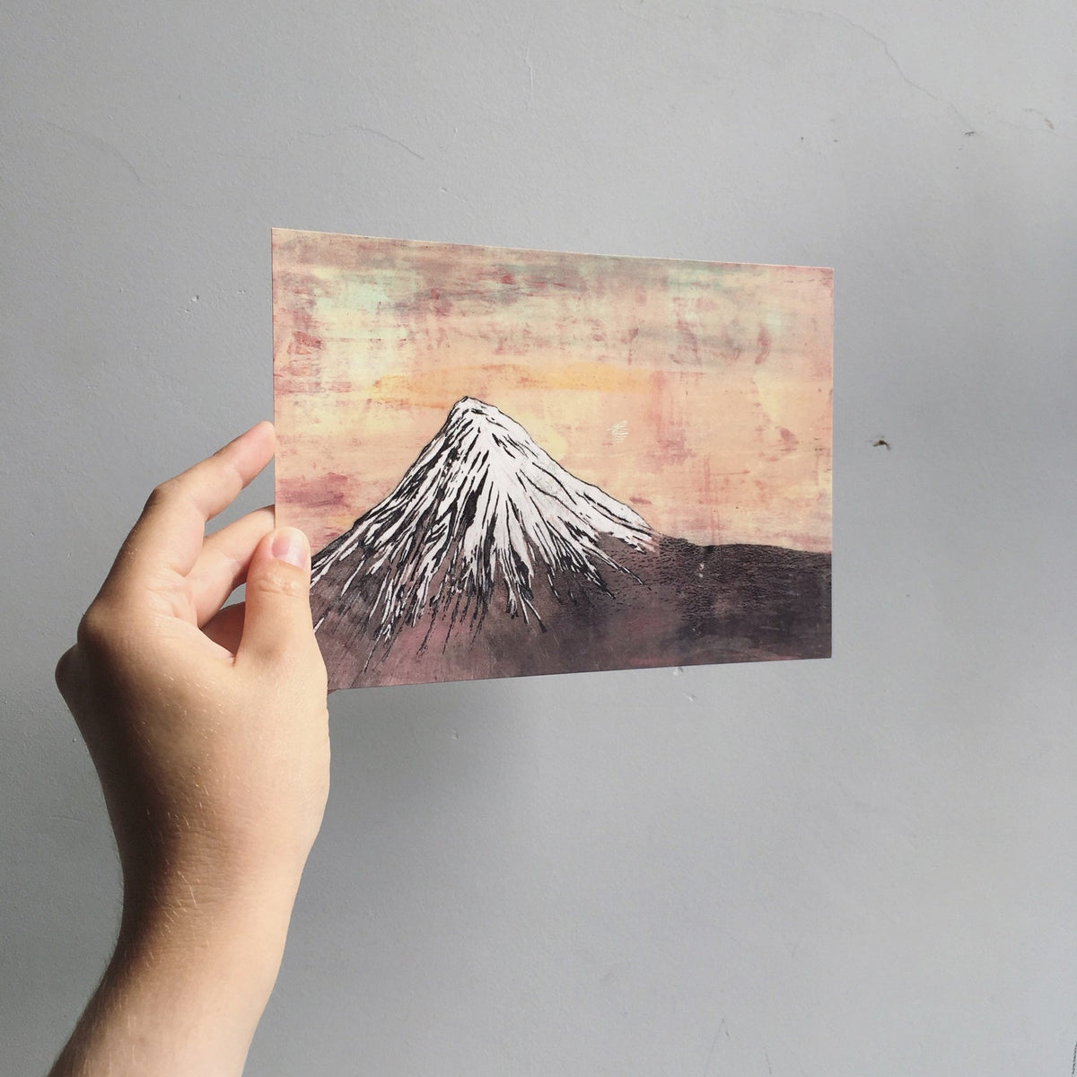 Mountain art print, the absurdist series