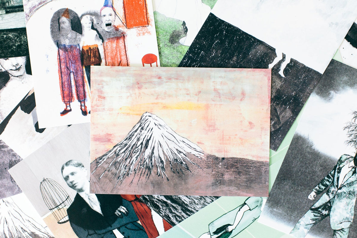 Mountain art print, the absurdist series