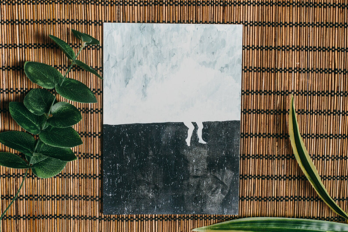 Smoke art print, the absurdist series